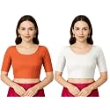 Jaanvi fashion Women's Cotton Dobi Blouse - Readymade Stylish Blouse for Sarees | Comfortable &amp; Trendy Ethnic Wear | Multiple Colors &amp; Sizes