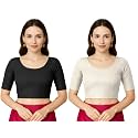 Jaanvi fashion Women's Cotton Dobi Blouse - Readymade Stylish Blouse for Sarees | Comfortable &amp; Trendy Ethnic Wear | Multiple Colors &amp; Sizes