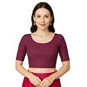 Jaanvi fashion Women's Cotton Dobi Blouse - Readymade Stylish Blouse for Sarees | Comfortable &amp; Trendy Ethnic Wear | Multiple Colors &amp; Sizes