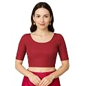 Jaanvi fashion Women's Cotton Dobi Blouse - Readymade Stylish Blouse for Sarees | Comfortable &amp; Trendy Ethnic Wear | Multiple Colors &amp; Sizes