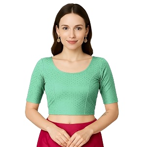 jaanvi fashion women39s cotton dobi blouse - readymade stylish blouse for sarees  comfortable amp trendy ethnic wear  multiple colors amp sizes