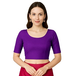 jaanvi fashion women39s cotton dobi blouse - readymade stylish blouse for sarees  comfortable amp trendy ethnic wear  multiple colors amp sizes