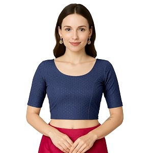 jaanvi fashion women39s cotton dobi blouse - readymade stylish blouse for sarees  comfortable amp trendy ethnic wear  multiple colors amp sizes