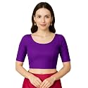 Jaanvi fashion Women's Cotton Dobi Blouse - Readymade Stylish Blouse for Sarees | Comfortable &amp; Trendy Ethnic Wear | Multiple Colors &amp; Sizes