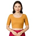 Jaanvi fashion Women's Cotton Dobi Blouse - Readymade Stylish Blouse for Sarees | Comfortable &amp; Trendy Ethnic Wear | Multiple Colors &amp; Sizes