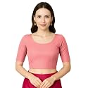 Jaanvi fashion Women's Cotton Dobi Blouse - Readymade Stylish Blouse for Sarees | Comfortable &amp; Trendy Ethnic Wear | Multiple Colors &amp; Sizes