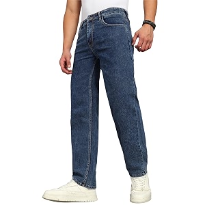 JAAR Mens Baggy Jeans - Relaxed Fit