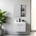 Bathroom Vanity Cabinet Set - Modern Grey, (60x47x47cm) (JBV1039)