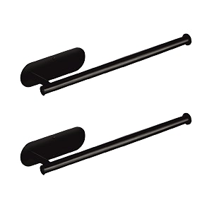 black long towel ring - durable 304 stainless steel wall mounted napkin holder for bathroom amp kitchen  corrosion resistant easy installation