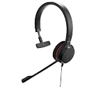 Jabra Evolve 20 (2025 Edition) Single-Ear Headset for Office and Home - Call Control - All Platforms - USB-C/A Connectivity - Black