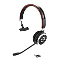 Jabra Evolve 65 MS Teams Wireless Headset, Mono – Includes Link 370 USB Adapter – Bluetooth Headset with Industry-Leading Wireless Performance, Advanced Noise-Cancelling Microphone, All Day Battery