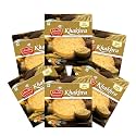 Jabsons Jeera Khakhra 100% Roasted | Pack of 6| No Onion No Garlic Ready To Eat | Vacuum Sealed | Crispy Healthy And Diet-Friendly Indian Tea Time Treat Gujrati Snacks,1.08 Kg