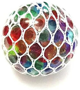 jac squishy mesh ball stress relief hand fidget toy crazy ball
