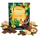 Jack & Friends Jackfruit Jerky Ginger Teriyaki - Plant Based Vegan Jerky Snack, Healthy Meatless Jerky Alternative Made from Jackfruit, 13g Protein, 8g Fiber, Gluten Free, Soy Free, Low Sugar, 2.2 oz (1 Pack)