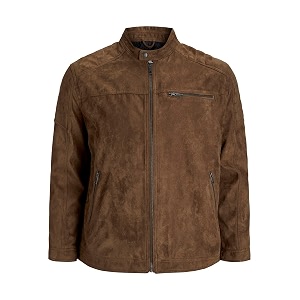 JACK JONES Male Faux Suede Jacket