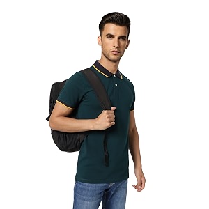 JACK JONES Mens Cotton Solid Regular