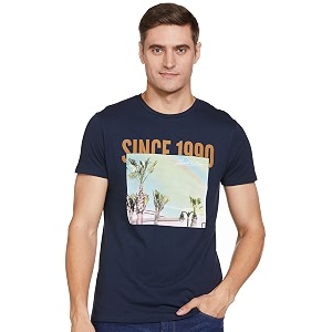Jack Jones Mens Cotton Printed Slim