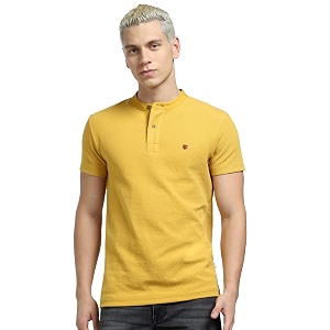 Jack Jones Mens Henley Neck Slim