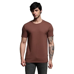 JACK JONES Men Solid Round Neck