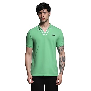 Jack Jones Men Solid Polo Collar