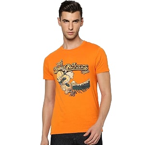 Jack Jones Mens Cotton Printed Slim
