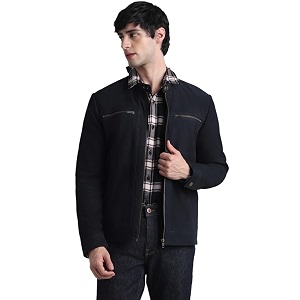 JACK JONES Mens Leather Standard Length