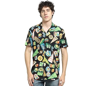 JACK JONES Mens Printed Regular Fit