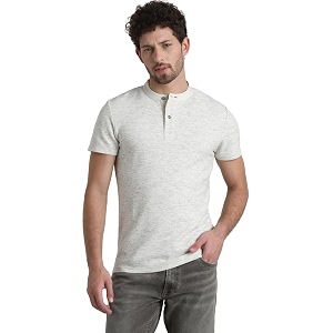 Jack Jones Mens Henley Neck Slim