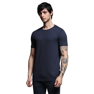 JACK JONES Men Solid Round Neck
