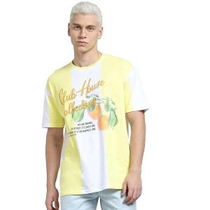 Jack Jones Mens Cotton Printed Relaxed