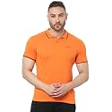 Jack &amp; Jones Men's Cotton Regular Fit Solid Polo Collar T-Shirt
