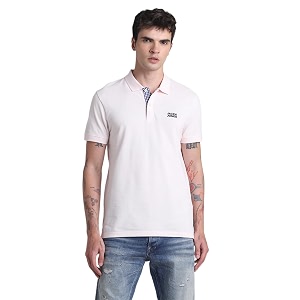 Jack Jones Men Cotton Solid Slim
