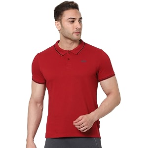 jack amp jones men39s cotton regular fit solid polo collar t-shirt