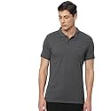 Jack &amp; Jones Men's Cotton Regular Fit Solid Polo Collar T-Shirt