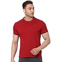 Jack &amp; Jones Men's Cotton Regular Fit Solid Polo Collar T-Shirt