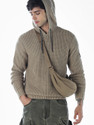 JACK JONES Men Self Design Hooded