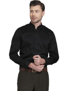 JACK JONES Men Solid Casual Black