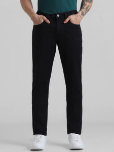 JACK JONES Slim Men Black Jeans