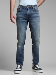 JACK JONES Slim Men Blue Jeans