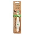 Jack N' Jill Kids Toothbrush - Extra Soft Bristle Toothbrush for Kids, Handle & Packaging Made from Plants (Corn), Ergonomic Handle for Little Hands - Dino Baby (1 Pack)