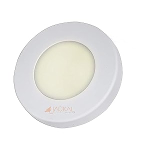 jackal led 3 watts striker round led surface cabinet down light led surface panel flush mount ceiling lamp perfect for display showcase closet kitchen bookcase  red aluminium