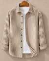 JACKBELLA Men Striped Casual Multicolor Shirt