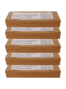 JACKENS Waxing Strips Plain Disposable Brown Color