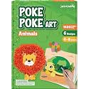 jackinthebox Poke Art Animals Crafts Kits for Kids, Boys & Girls, Ages 4-8