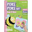 jackinthebox Poke Art Bugs Craft Kit for Kids, Girls, Toys, Gifts, Ages 4-8