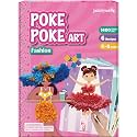 jackinthebox Poke Art Fashion Art Craft Kit for Girls, Kids, Toys, Ages 4-8