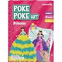 jackinthebox Poke Art Princess Themes Crafts Kit for Kids, Girls, Ages 4-8