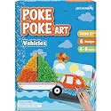 jackinthebox Poke Art Vehicle Crafts Kit for Boys &amp; Girls, Toys, Ages 4-8