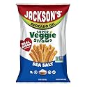 Jackson's Super Veggie Straws, Sea Salt, Avocado Oil (6.5oz, Pack of 6)