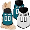 Jacksonville Dog Clothes Custom Jersey Style Dog Hoodie for Pet